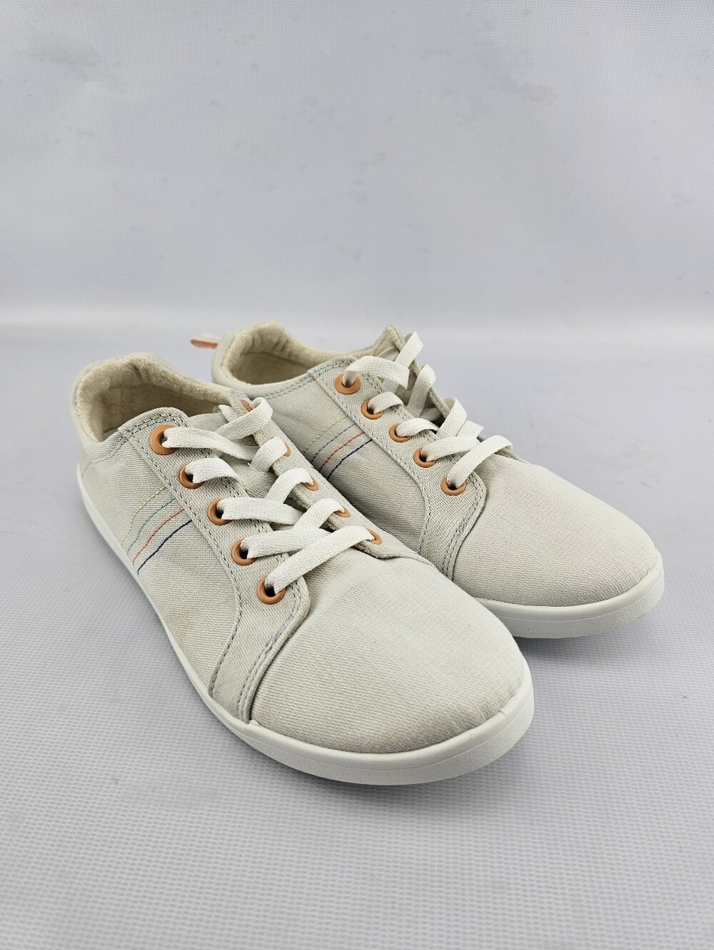 Vionic Beach Stinson Women's Sneakers Light Gray Cotton Orthodic Women's 8